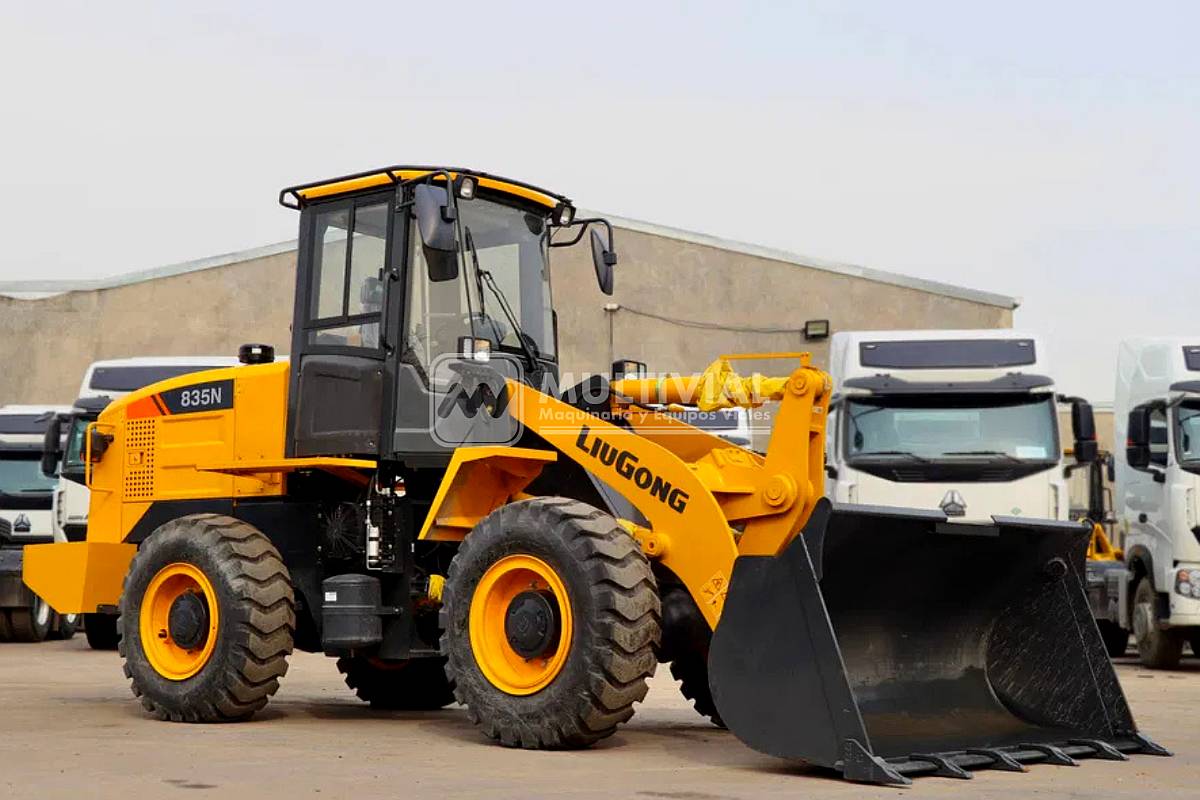 Pala Cargadora Frontal Liugong Clg835n Balde 2mt - Anticipo