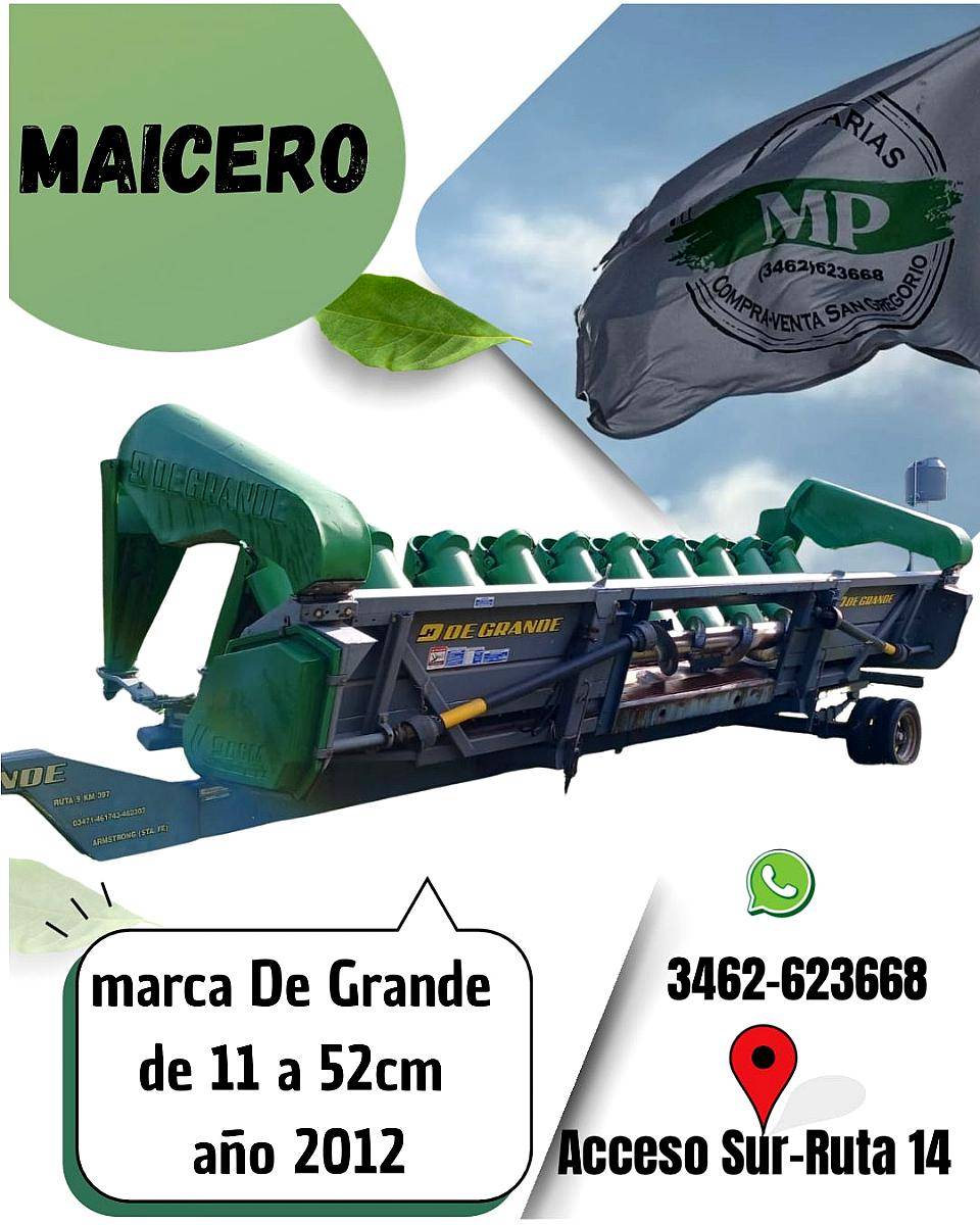 Cabezal Maicero Marca el Grande de 11 a 52cm