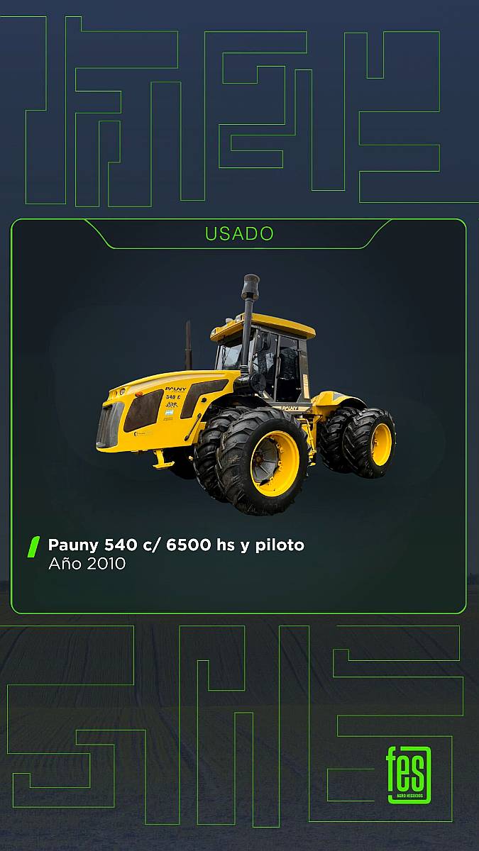 Pauny 540 año 2010 6800 Hs