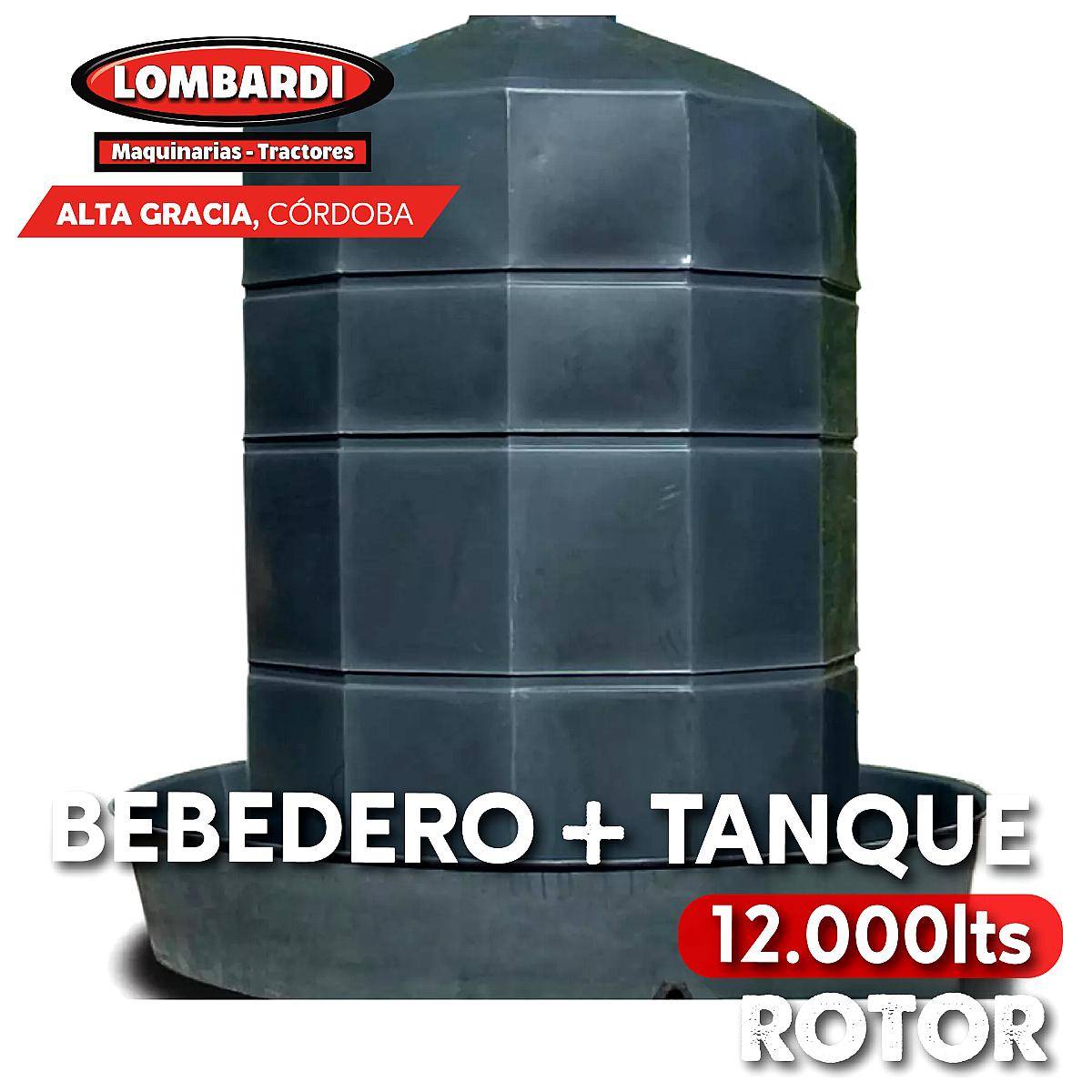 Bebedero + Tanque 12.000 Lts - Rotor
