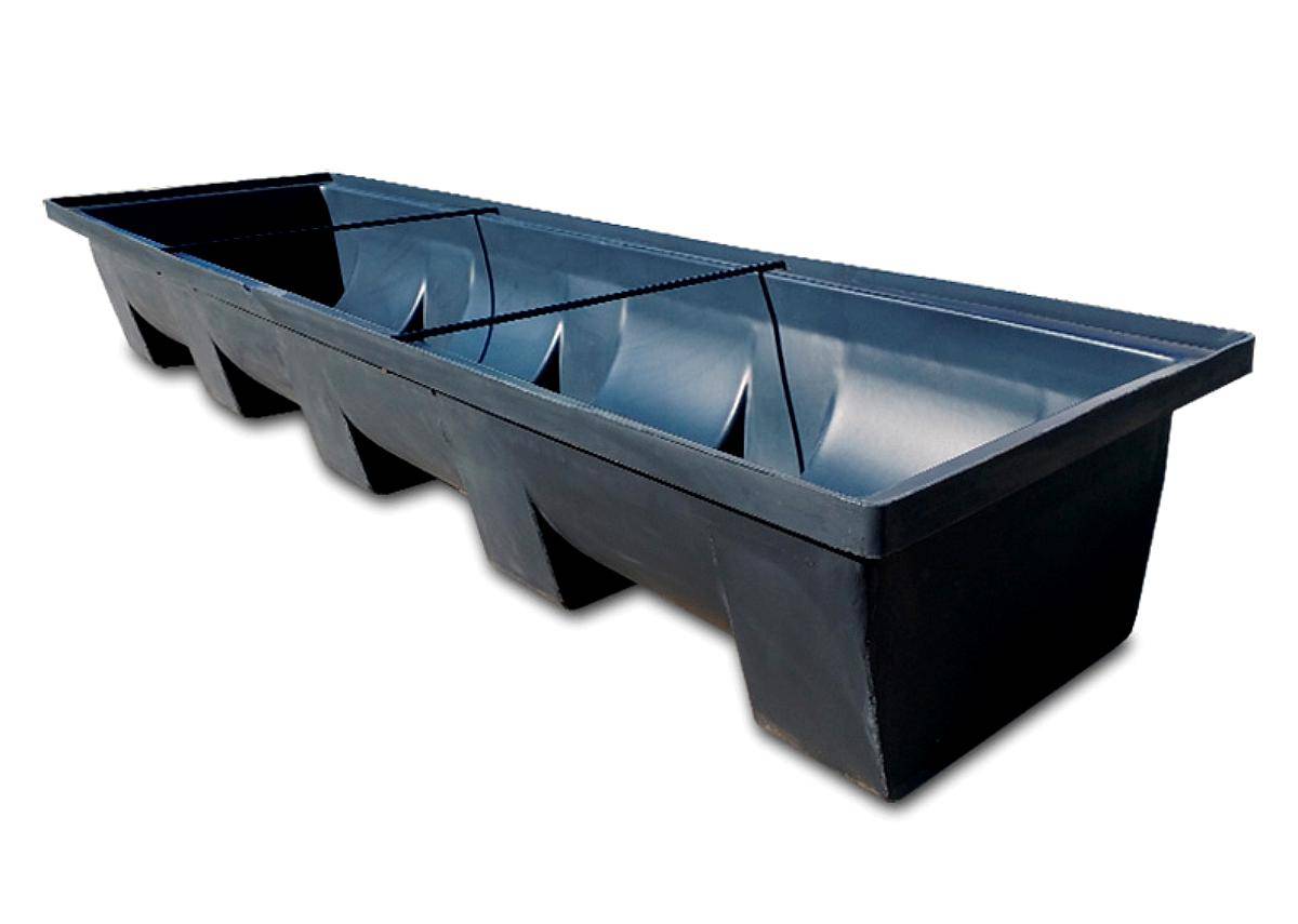 Comedero - Bebedero Plástico Rectangular 900 Lts.