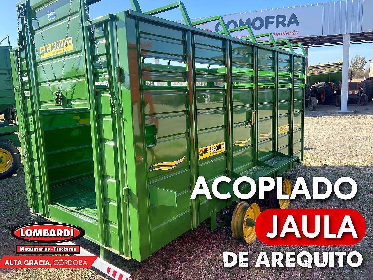 Acoplado Jaula para Hacienda 4x2mts - Disponible