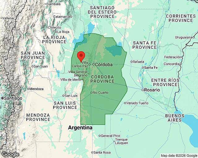 Campo a 12 km de Salsacate