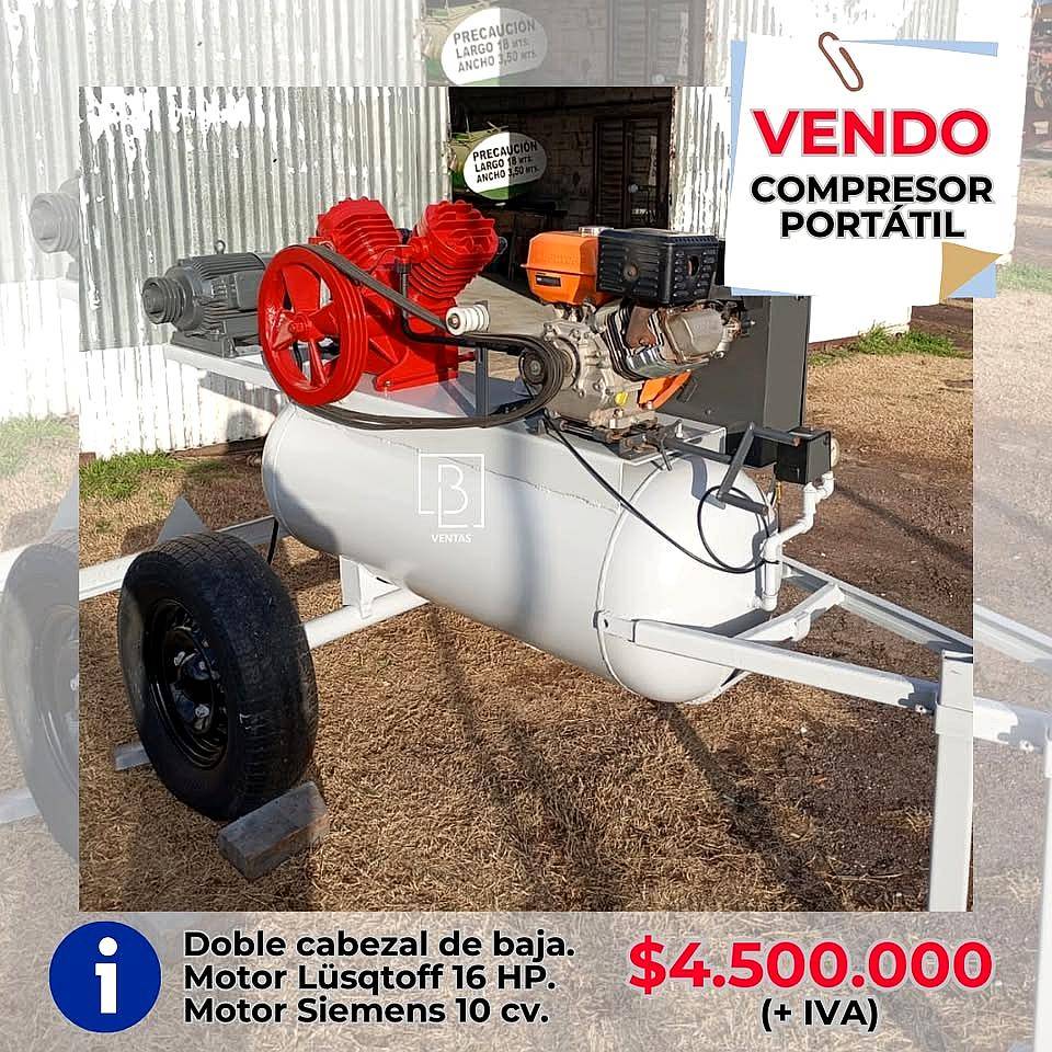 Compresor Portátil, Eléctrico/ Explosión.