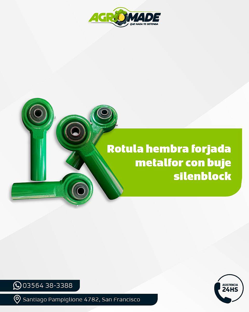Rotula de Tensor con Buje Silenblock para Linea Metalfor