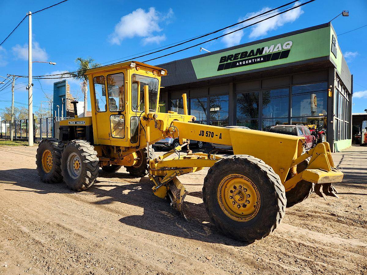 Motoniveladora John Deere Jd570-a 1986