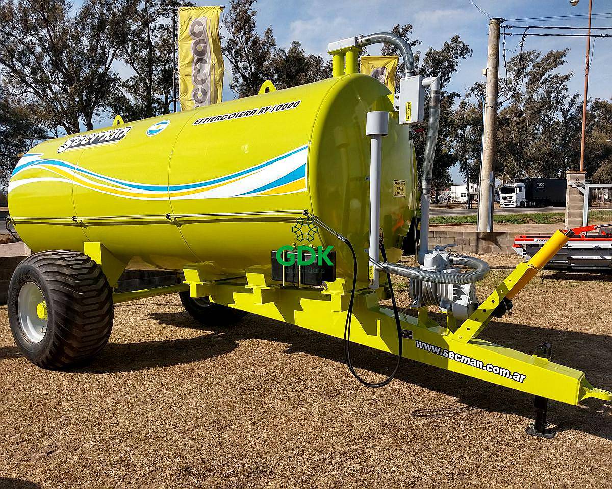 Estiercolera con Bomba de Vacio BV-10.000 Lts. Secman