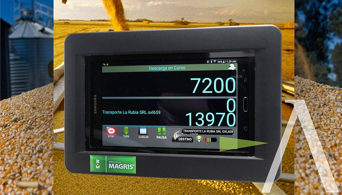 Cabezal Inalámbrico para la Cabina del Tractor Tolvatrack