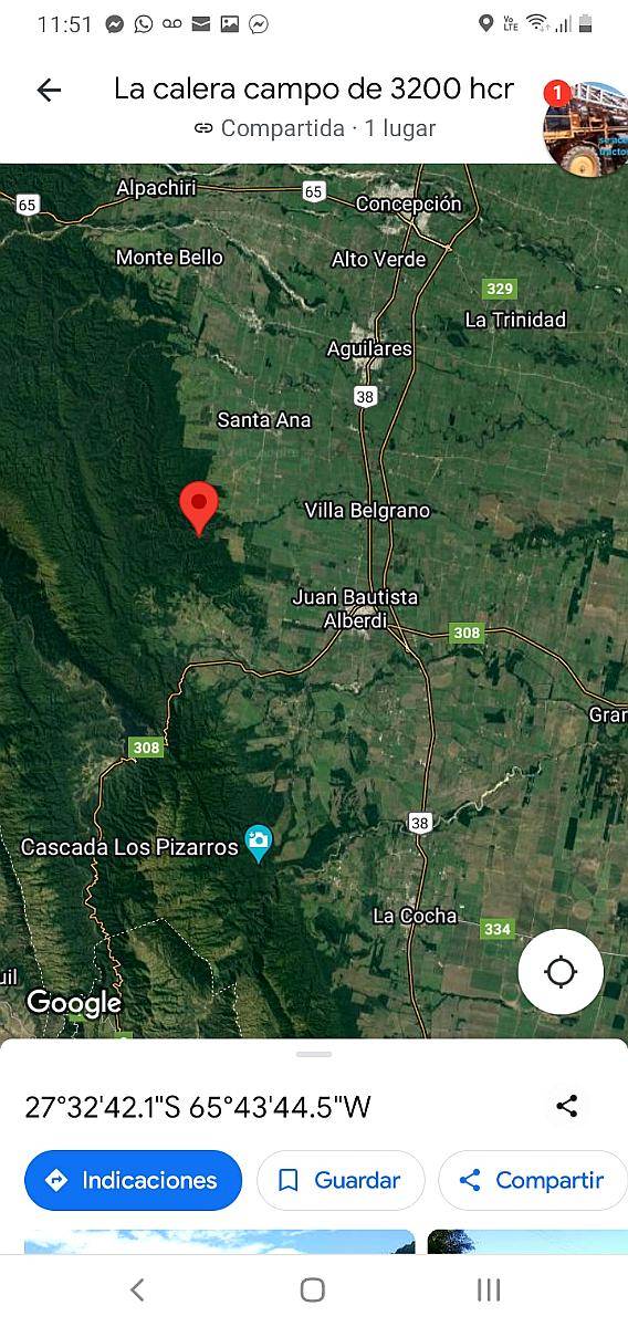 3100 Has de Campo a Desarrollar