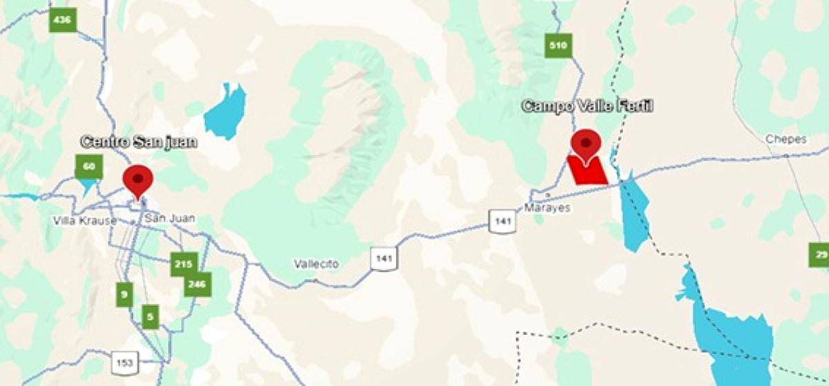 Venta de Campo en Valle Fértil, San Juan 7500 Hectáreas
