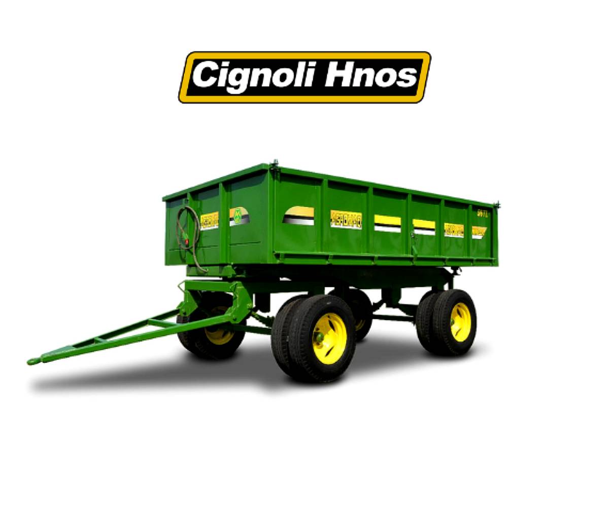 Acoplado Rural Volcador con Gomas