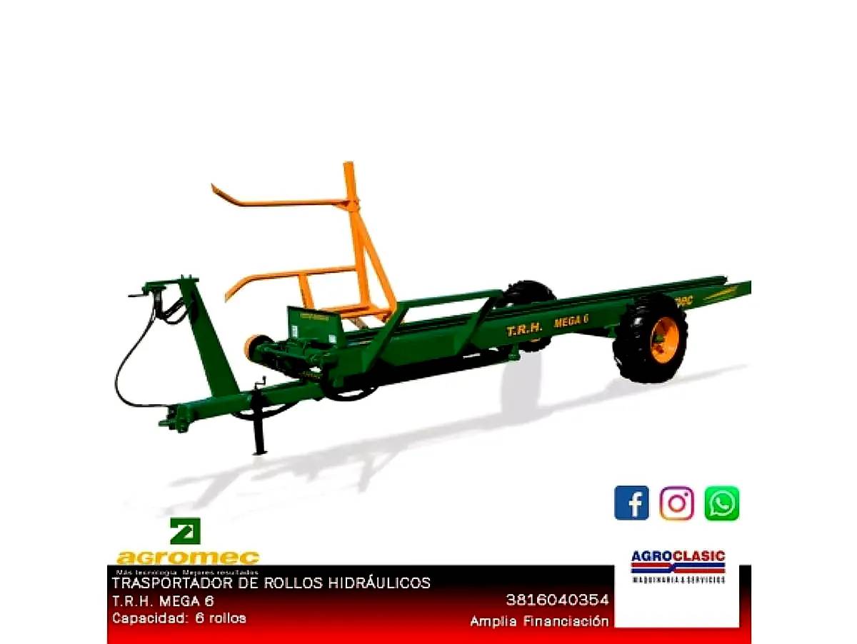 Transportador de Rollos Hidraulicos Agromec