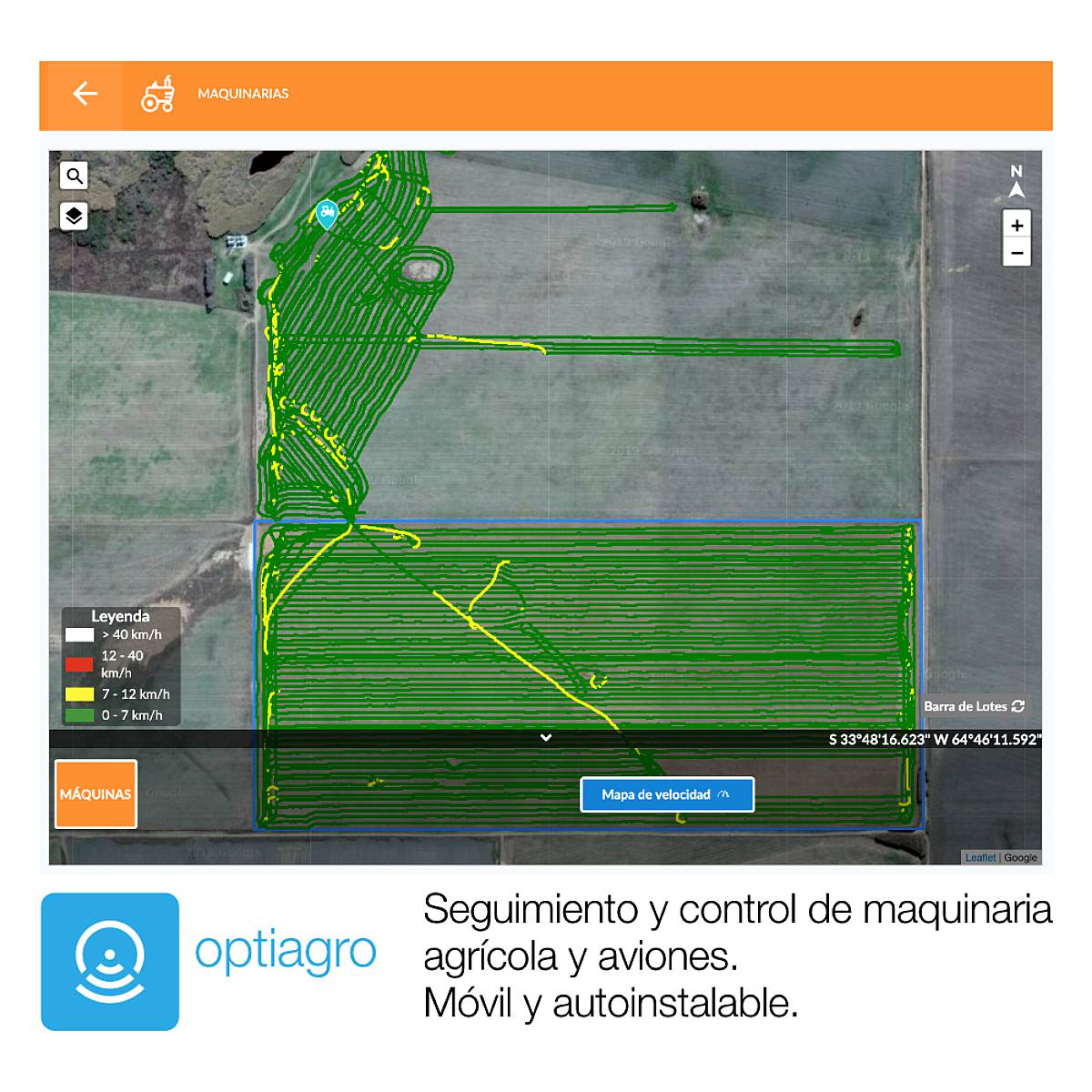 Trackeo y Control de Maquinaria Agrícola