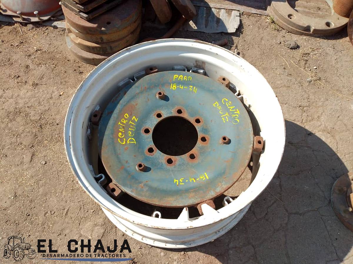 Llanta con Centro para Tractor Deutz 18-4-34.