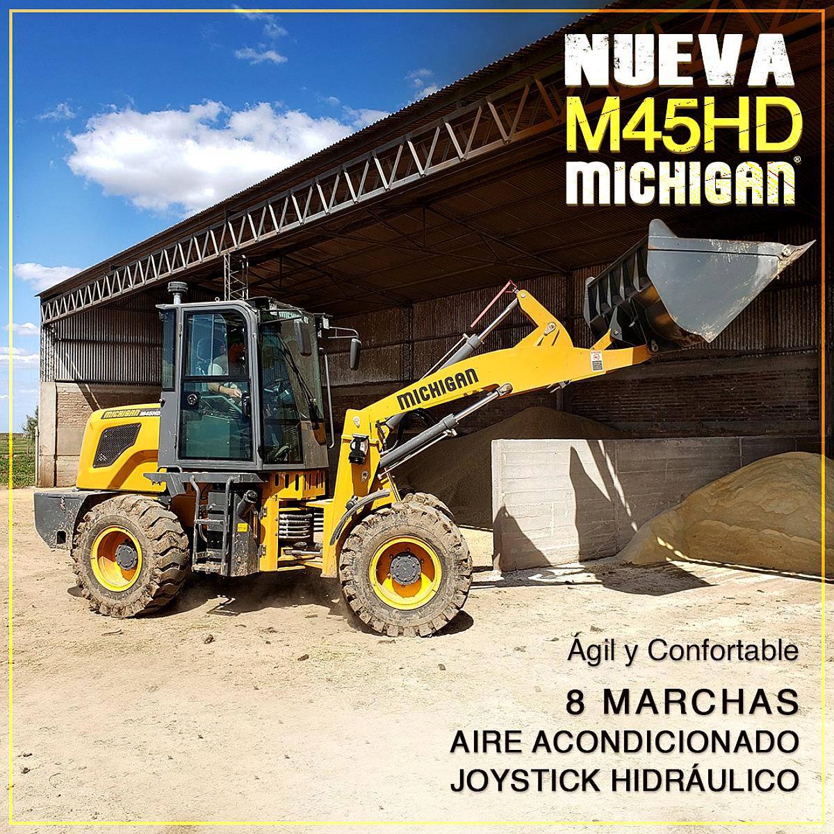 Pala Cargadora M45hd Michigan Nuevo Modelo