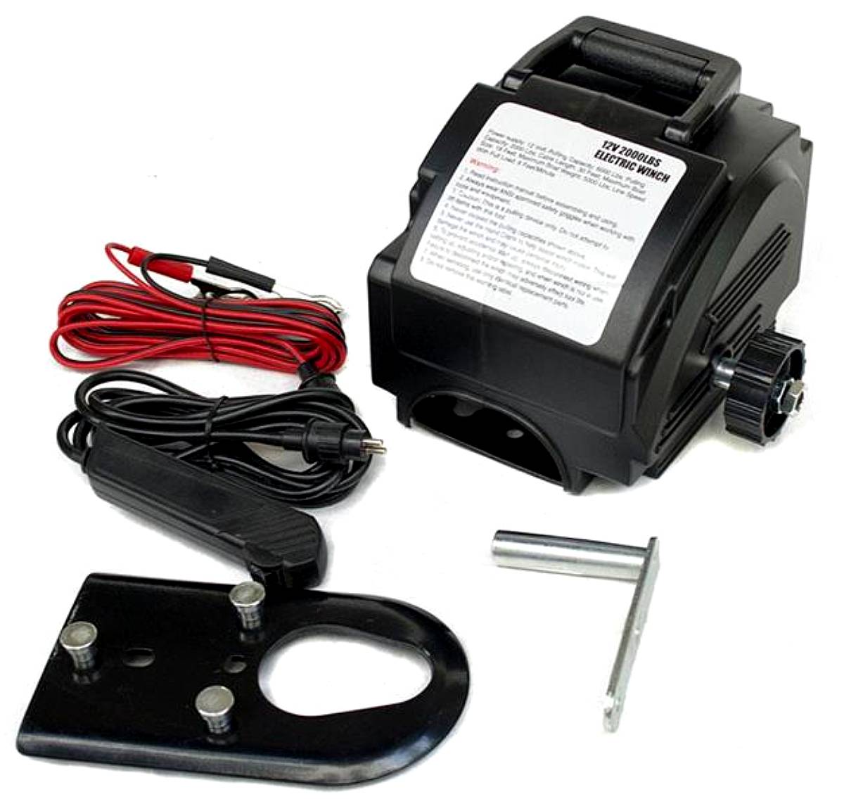 Malacate Portátil Bull Winch / 907 Kg a 12 Volt. y Manual