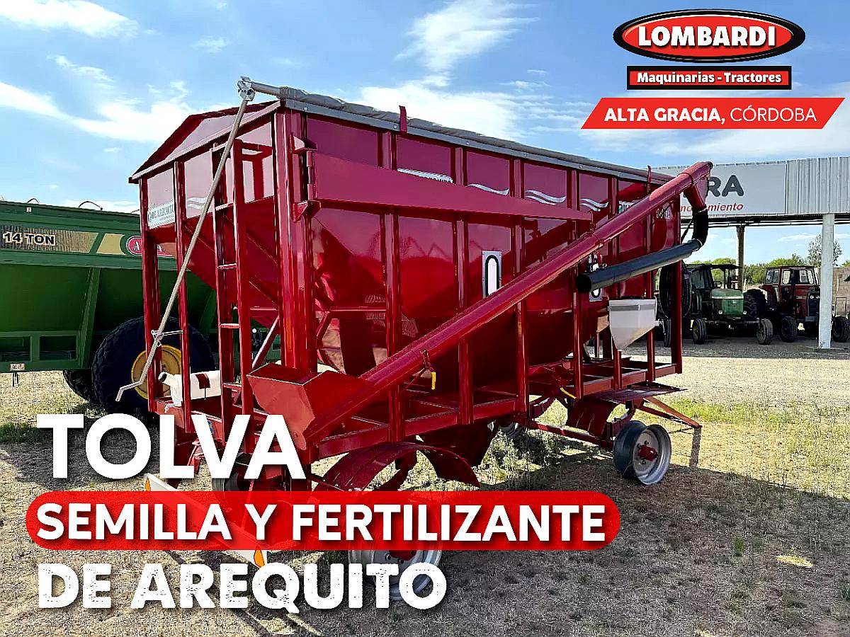 Acoplado Tolva para Semilla y Fertilizante 14tn - Disponible