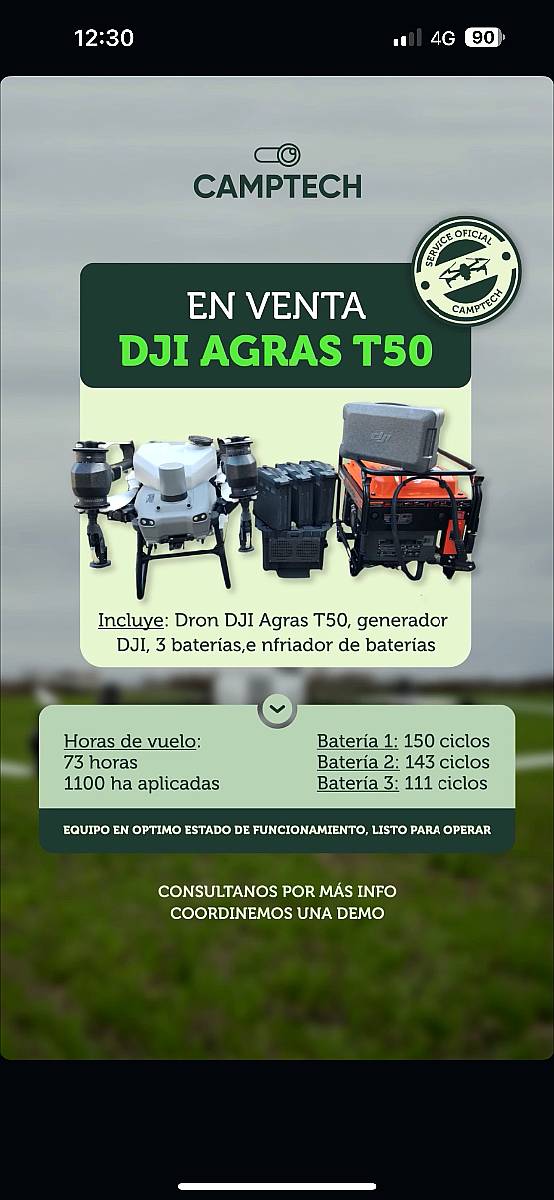 Dji Agras T-50 Usado