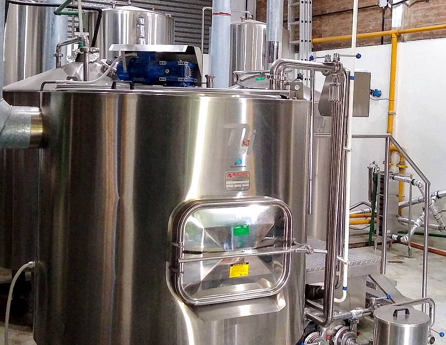 Planta Elaboración de Bebidas 1000l – Acero Inoxidable