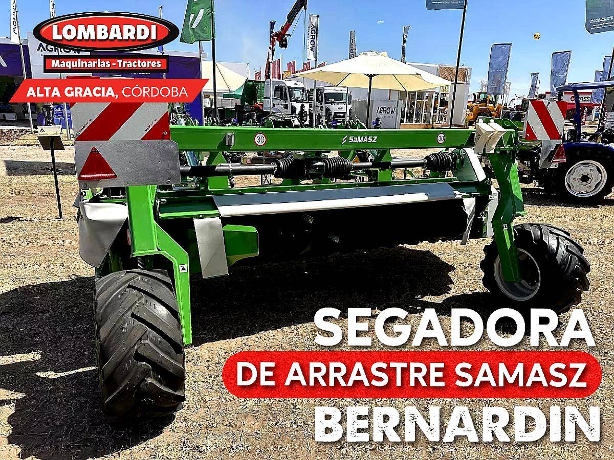 Segadora de Arrastre con Acondicionador Bernardin- Samasz