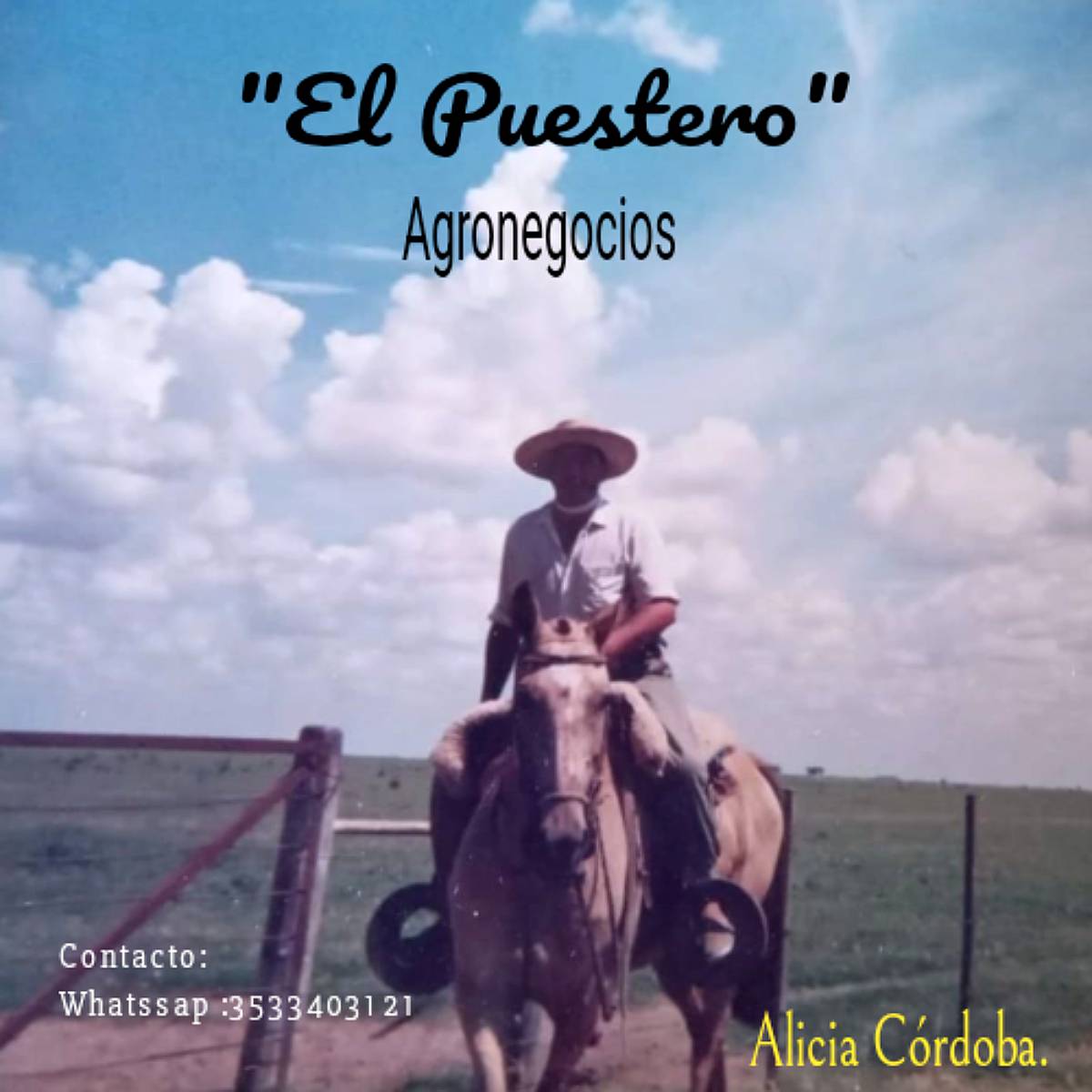 Vendo Campo Ganadero .