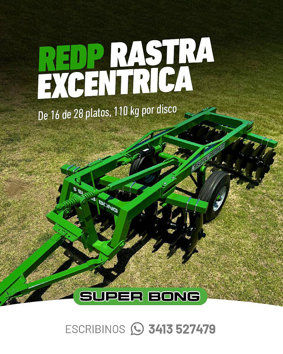 Super Bong Excéntrica Rdep Pesada 20 Platos 110 KGS