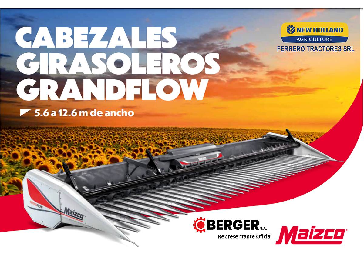 Cabezal Girasolero Maizco Grandflow