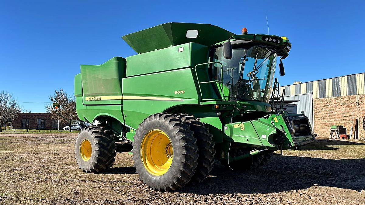 Cosechadora John Deere S670 - 2015