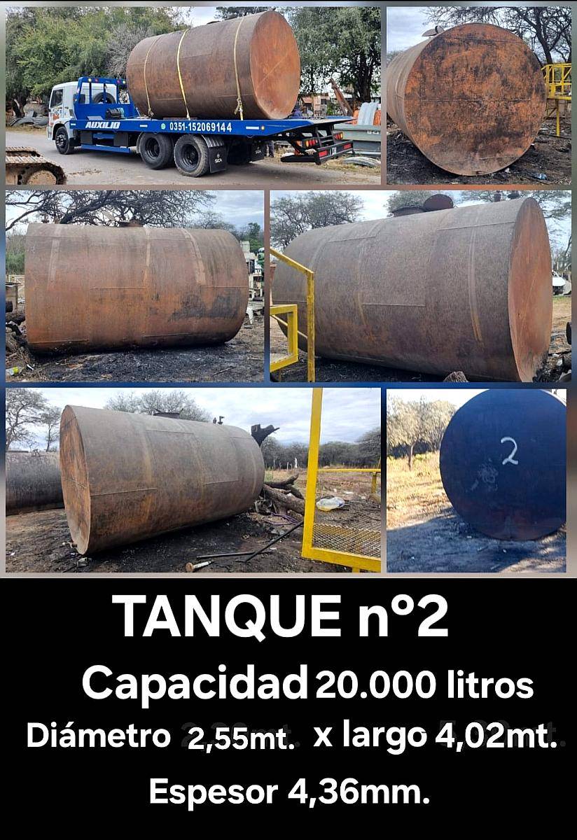 Tanque Horizontal CAP 20.000 Litros, Excelente Calidad