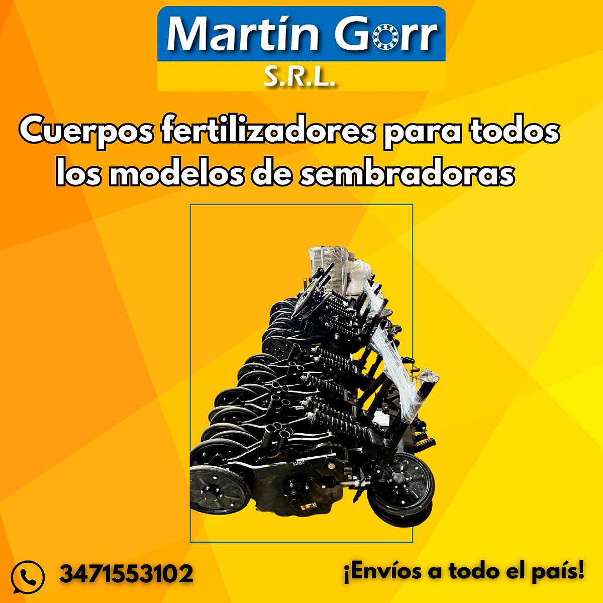 Cuerpos Fertilizadores para Todos los Modelos de Sembradoras
