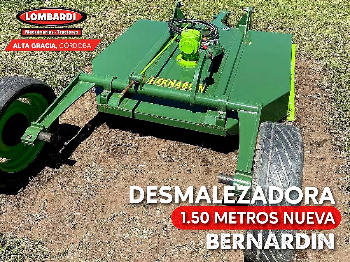 Bernardin Desmalezadora Nueva Disponible 1.50 Metros
