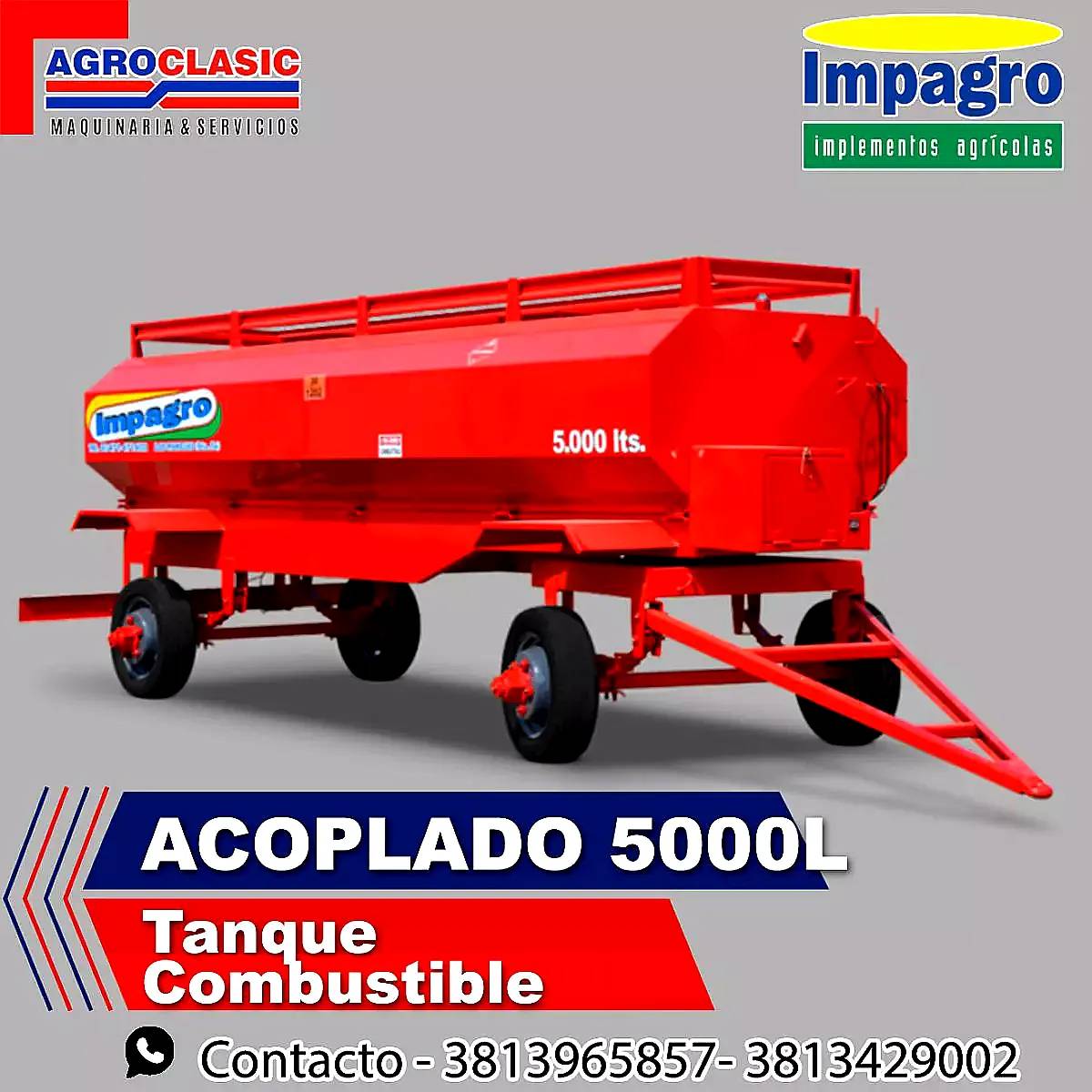 Acoplado Tanque Combustible 5000 L