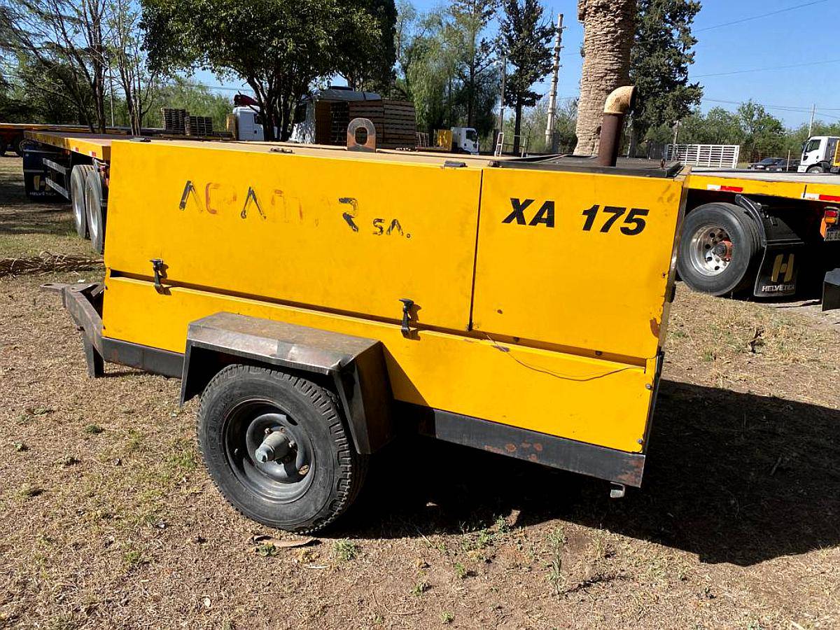 Motocompresor Diesel Atlas Copco XA 175 1997 Motor Reparado