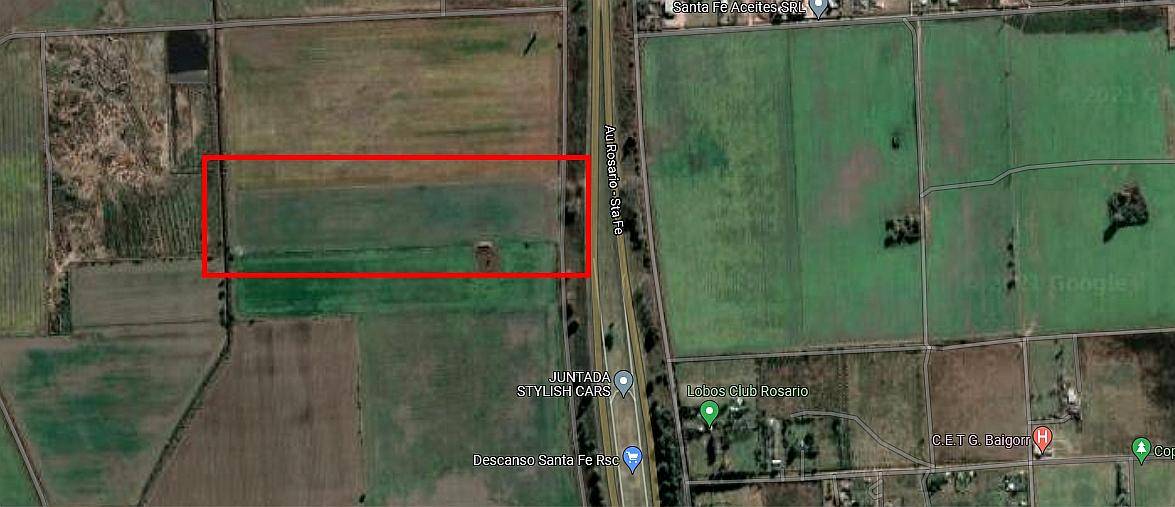 Campo en Venta Sobre Autopista Rosario - Santa FE
