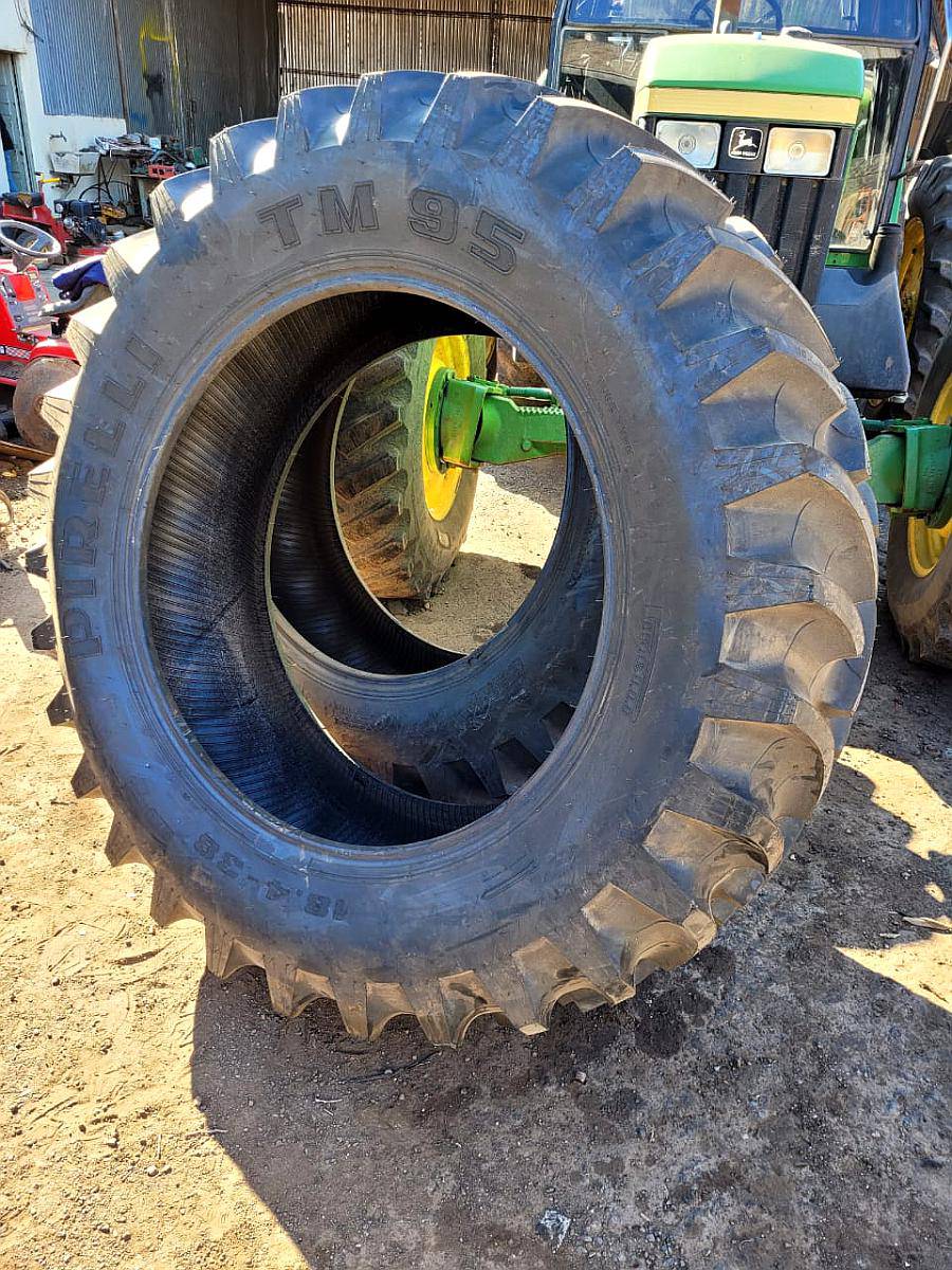 Cubiertas Nuevas Pirelli 18-4-38 TM 95 de 10 Telas Agricolas
