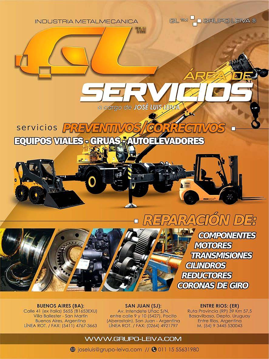 Reparacion de Maquinaria Vial, Gruas y Autoelevadores