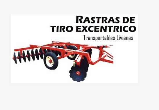 Rastra Excentrica Dolzani Transportable Livianas Discos 24