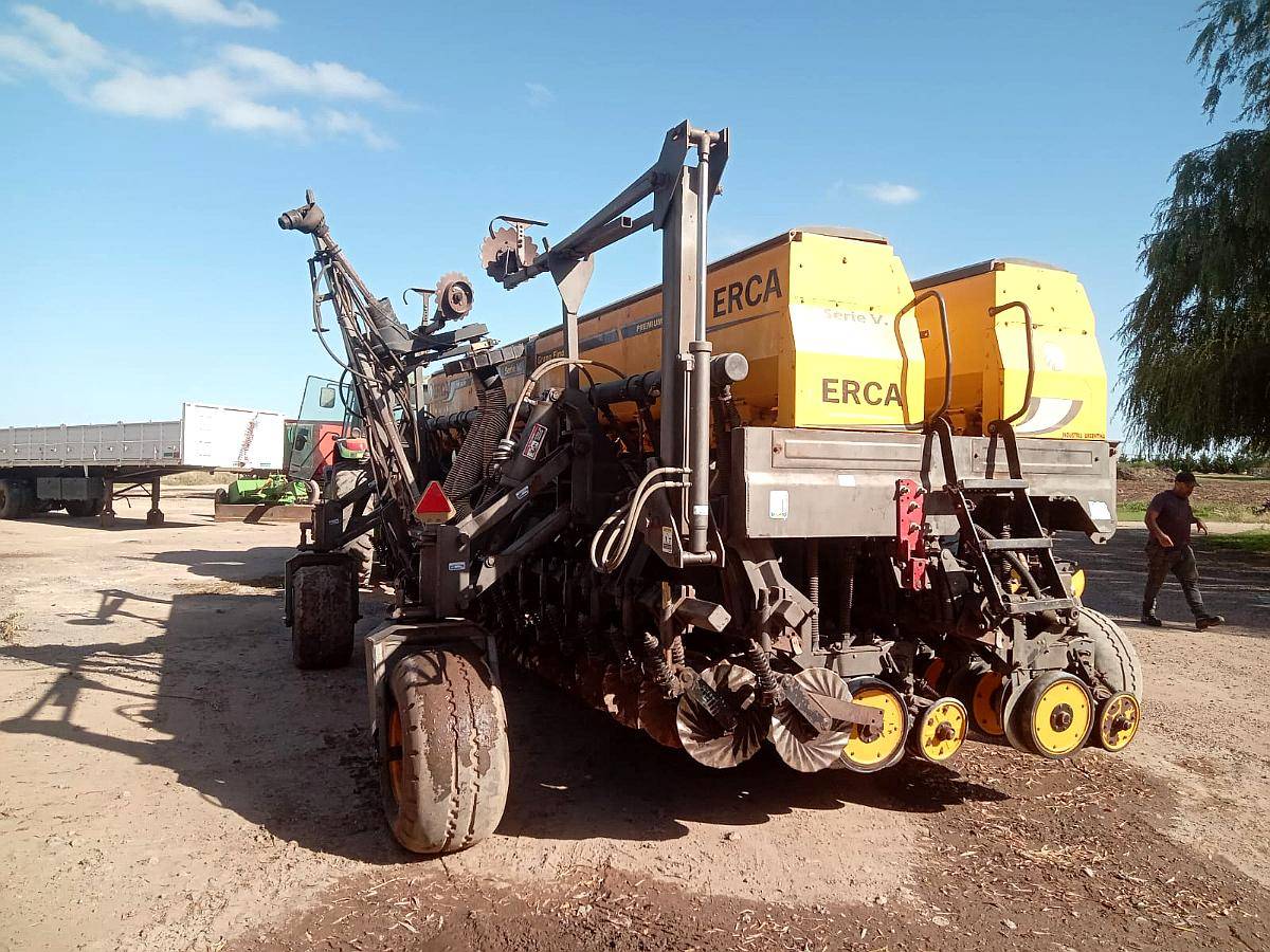 Sembradora Combinada Erca Casi Nueva 37x17,5 CM. Neum. a 35