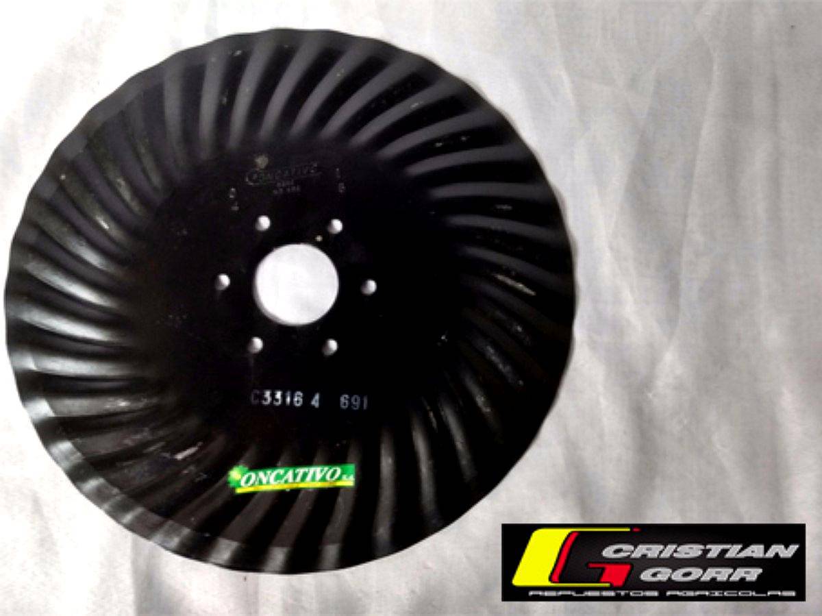 Cuchilla Turbo 33 Ondas 17 Pulgadas / Sembradora Pierobon