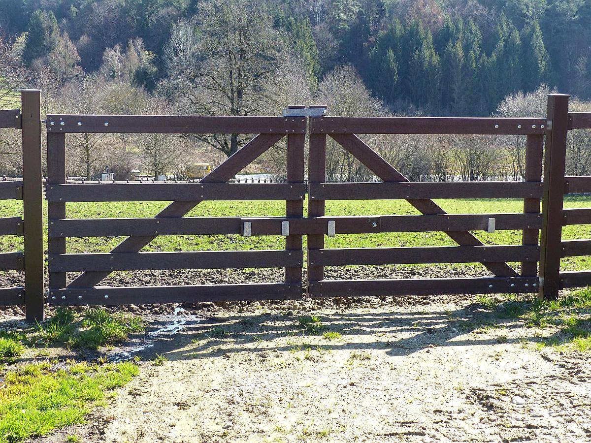 Tranquera Madera Plastica Cero Mantenimiento 100% Plastico