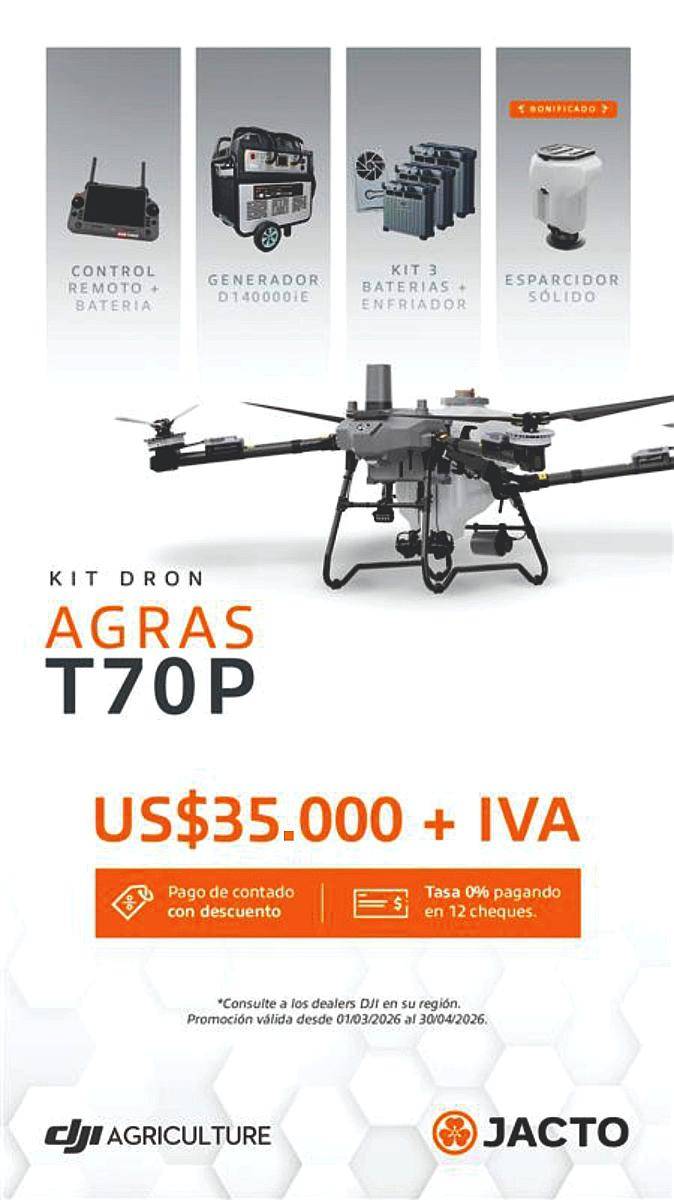 Dron T70p DJI - Jacto