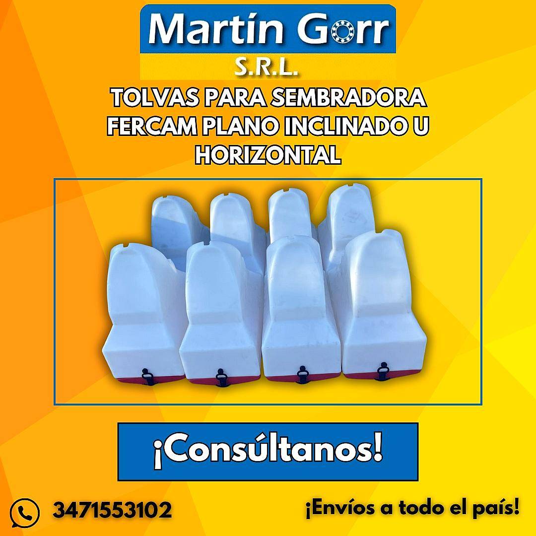 Tolvas para Sembradora Fercam Plano Inclinado u Horizontal