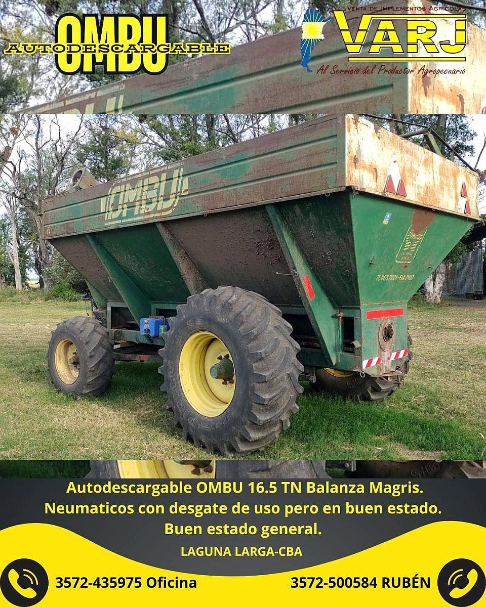 Autodescargable Ombu 16.5 TN Balanza Magris