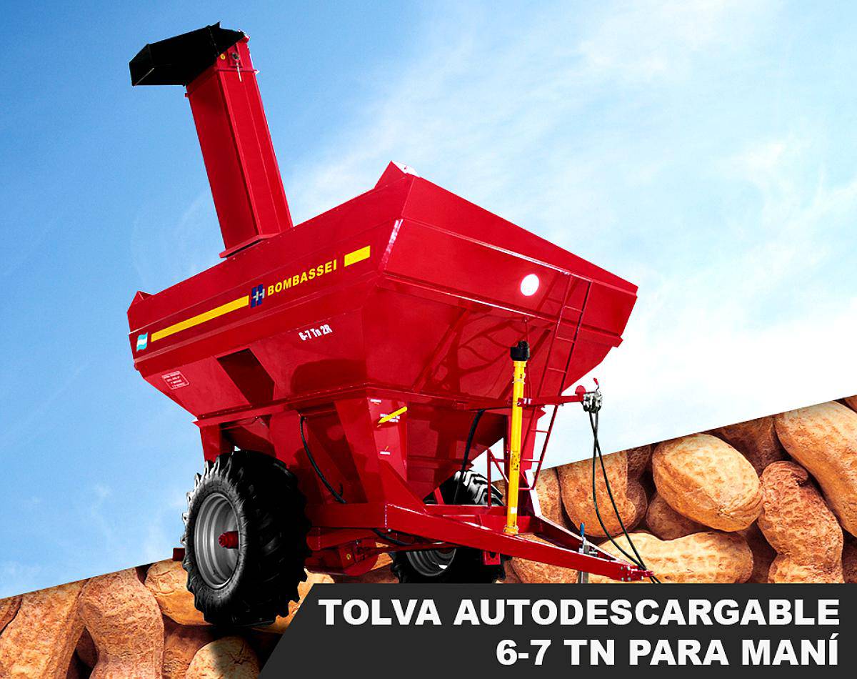Tolva Autodescargable 6-7 TN para Mani - Bombassei
