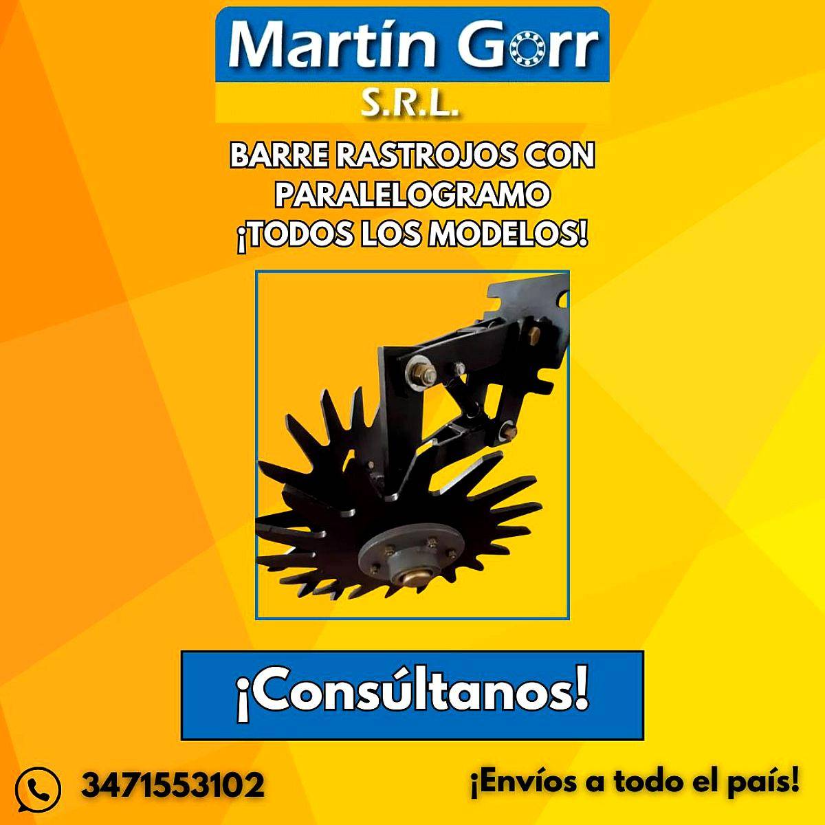 Barredor de Rastrojos con Paralelogramo