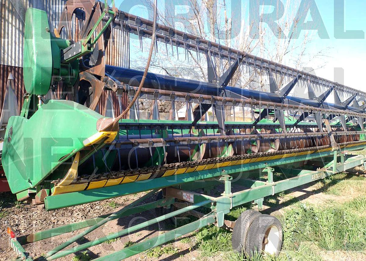 Plataforma John Deere 630 Draflex, año 2007. 30 Pies