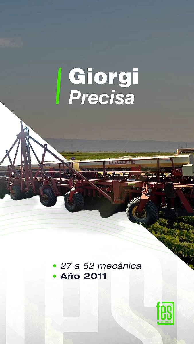 Sembradora Gruesa Giorgi Precisa 27 a 52 año 2011