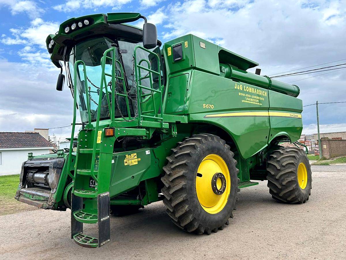 John Deere S670- año 2017 -draper Original 40 Pies