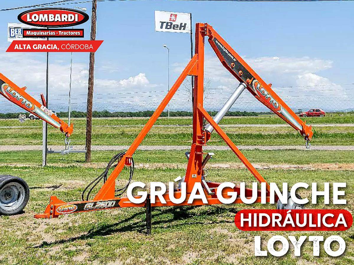 Grúa Guinche Hidráulica Loyto - Disponible