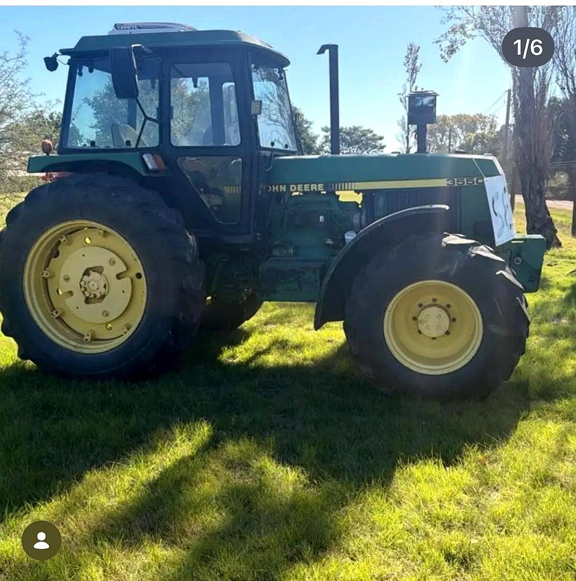 Tractor JD 3550 -125hp 4X4 - Doble Embrague -AC Climatizador